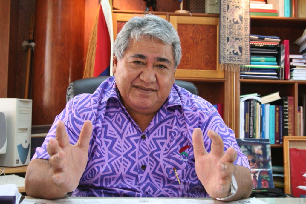 Samoan Prime Minister Tuilaepa Sailele Malielegaoi. Source: Wikimedia