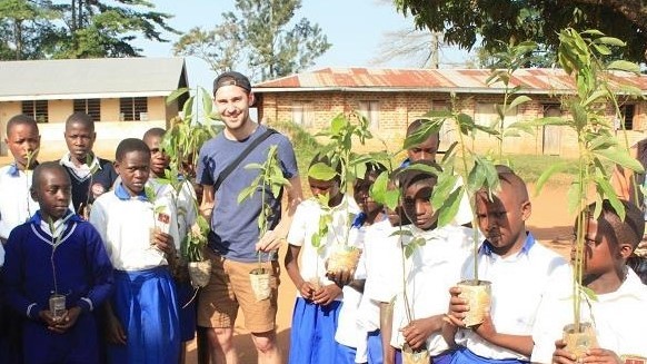 planting fruit trees for conservation and to fight climate change