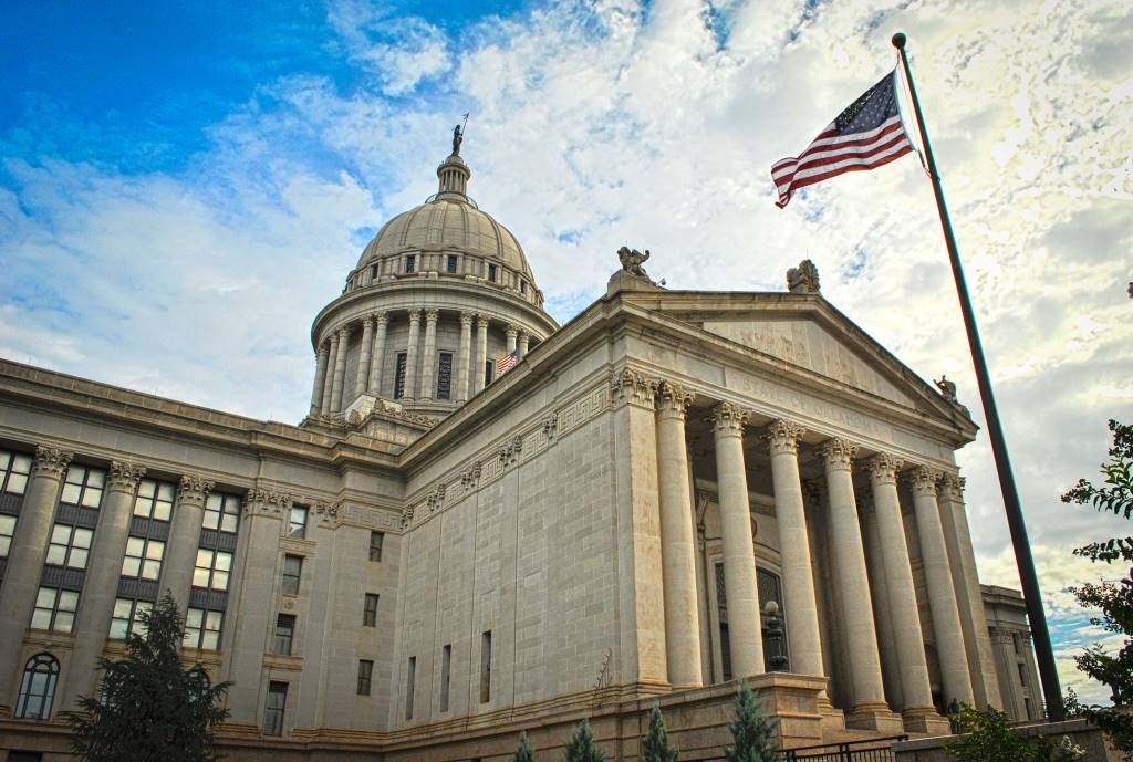 Oklahoma State Capitol. By James Johnson (CC BY-SA 3.0) via Wikimedia. https://commons.wikimedia.org/wiki/File:Oklahoma_State_Capitol_Building.jpg