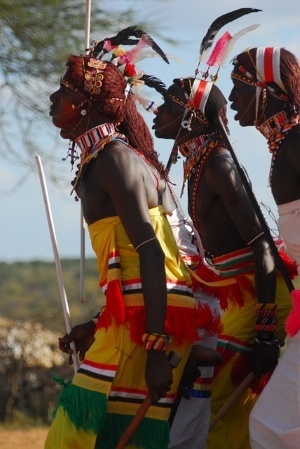 Samburu, Kenya. By alexstrachan (CC0) via Pixabay. https://pixabay.com/photos/samburu-tribe-kenya-moran-ceremony-4371555/