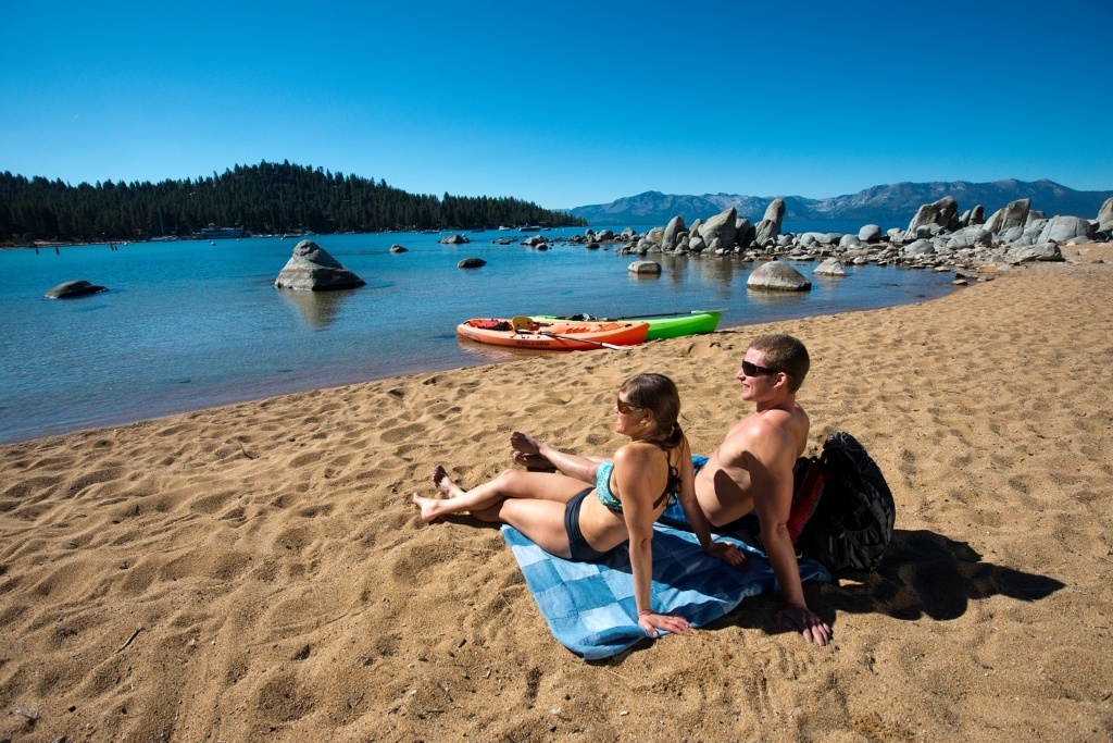 Zephyr Cove, Lake Tahoe. Image by Rachid Dahnoun / Lake Tahoe Visitors Authority