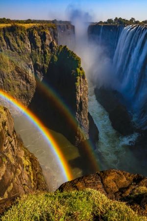 Victoria Falls can be appreciated from Zambia too. Photo by Paul Milley (CC0) via Unsplash. https://unsplash.com/photos/fS_UGUadwbA