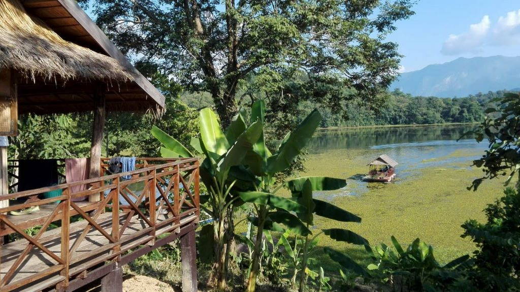 Accommodation with a view at Elephant Conservation Center Laos