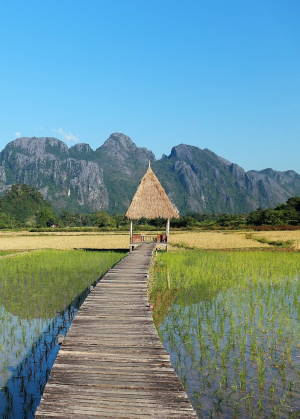 Vang Vieng new high speed rail in laos links many new and established Lao destinations