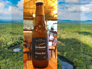 Cardamom Tented Camp in Cambodia has launched its own conservation beer, Cardamom Mountains Steam Beer, with the tagline, “Your Beer Keeps the Forest Standing”.